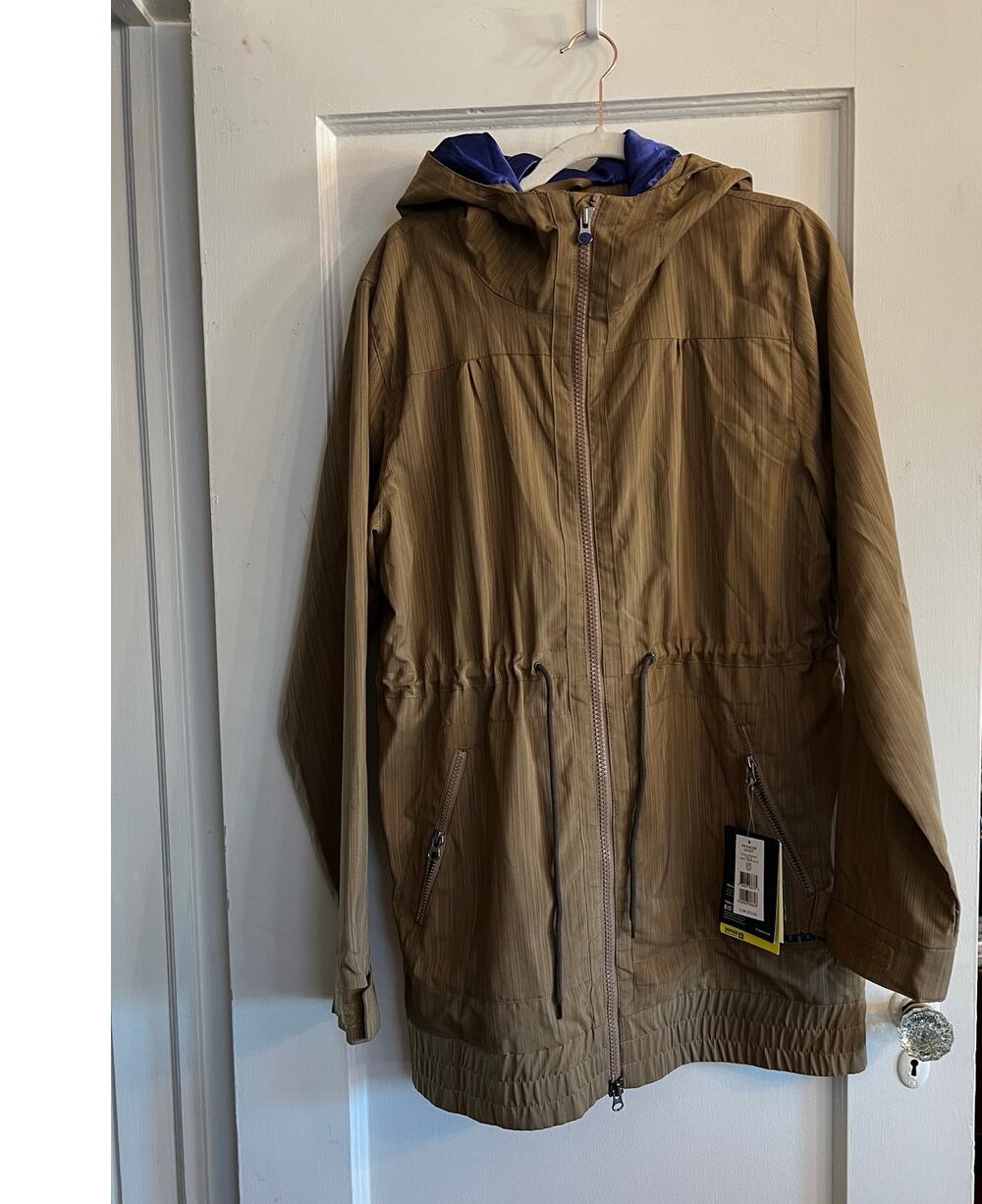 Burton DryRide Women's XL Brown Hooded Ski Snowboard Jacket NWT Y2K 2000'S